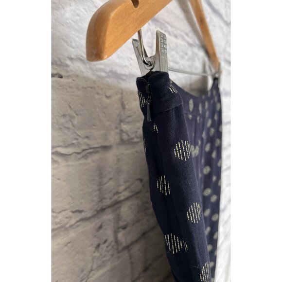 CARTONNIER ANTHROPOLOGIE Women's Navy Circle Print Wide Leg Dress Pants Size 4 - Picture 5 of 6